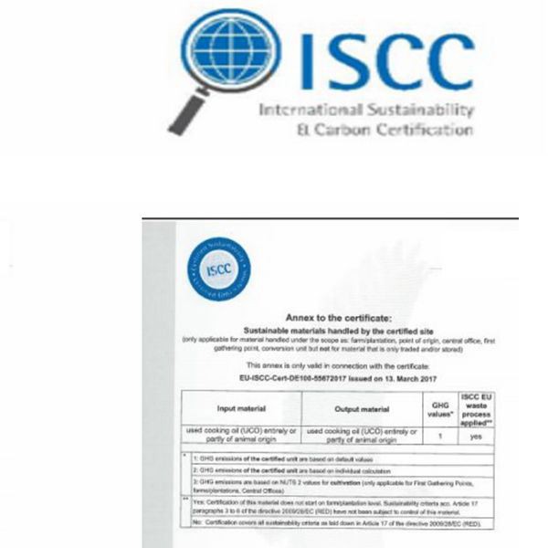 ISCC de material reciclado para anteojos