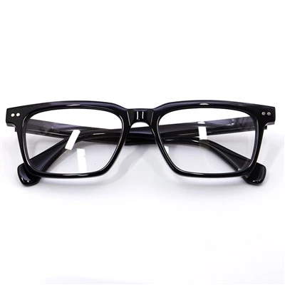Marco óptico rectangular de acetato personalizado para proyectos de gafas OEM